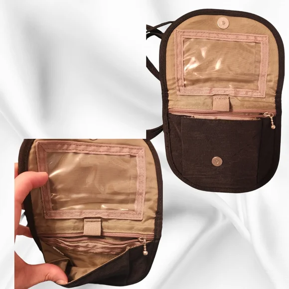 Small Baggallini Crossbody Convertible Organizer Wallet - Picture 2 of 5